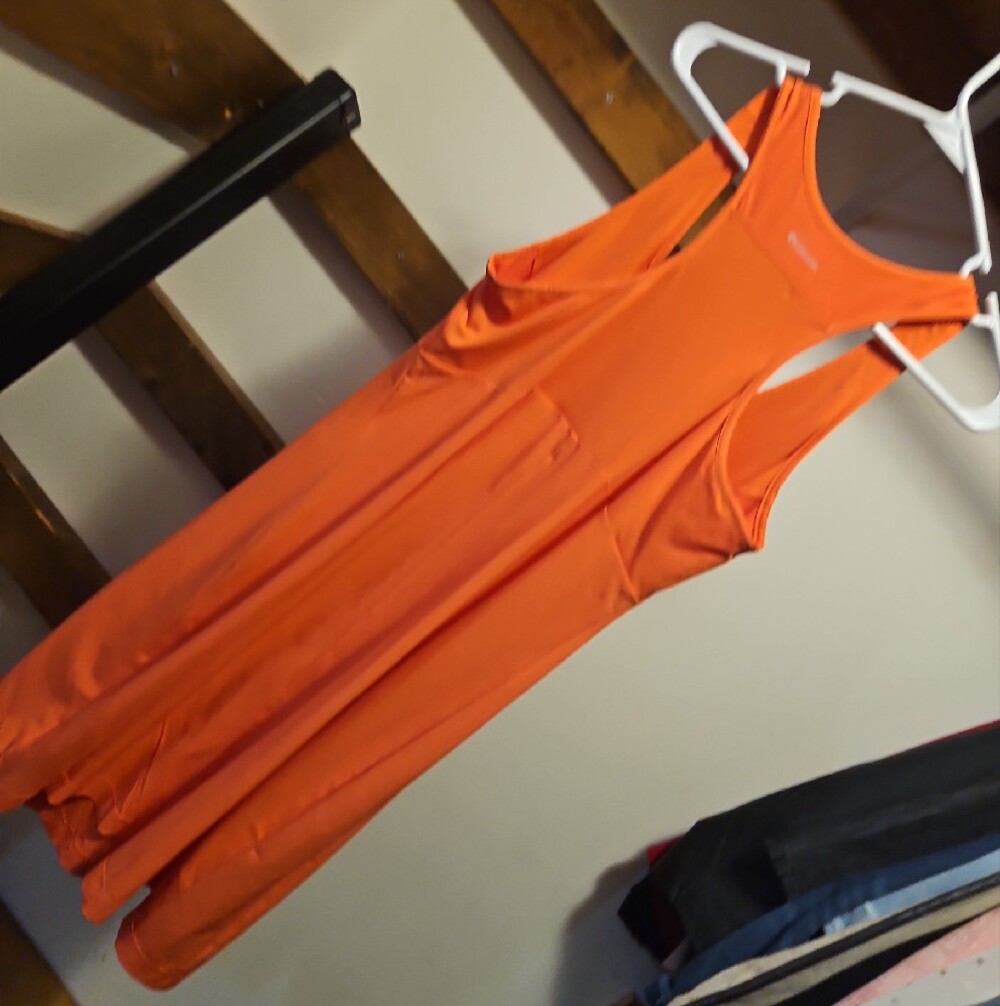 Columbia Orange Racerback Midi Dress - Picture 5 of 5
